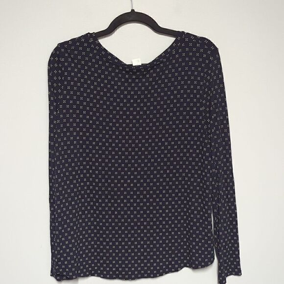 H&M Long Sleeve Black and White Blouse - Picture 4 of 6